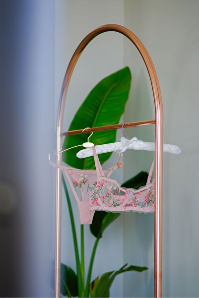 ARONA ARONA Embroidery Floral Patterned Bra and Bralet Set - Lingerie Set