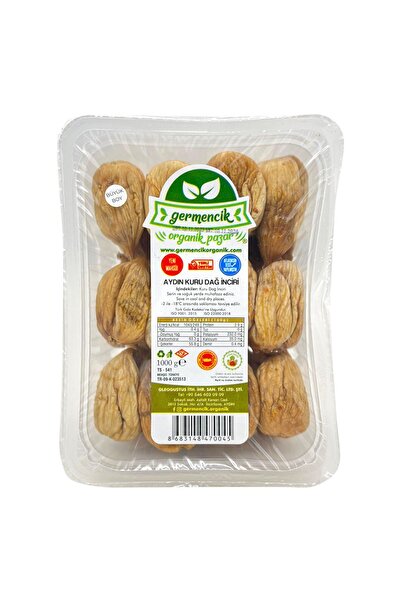 Germencik Organik Organik Çarıklar Kuru Dağ Inciri Büyük Boy 1kg (YENİ SEZON)