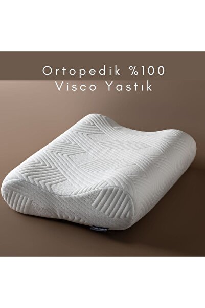 Genel Markalar Ortopedik Visco Yastık, Çift Taraflı Boyun Destekli Visco Yast...