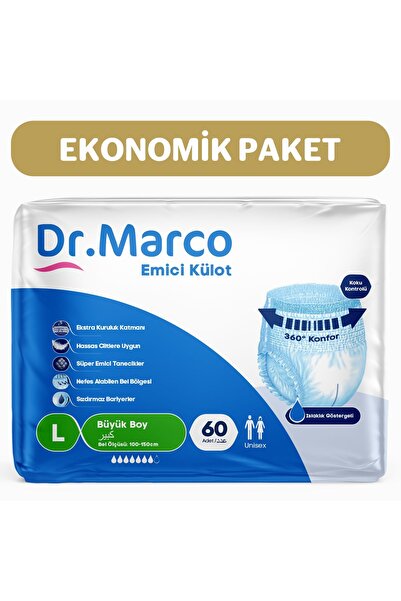 DR.MARCO Yetişkin Emici Külot Large 60 Adet
