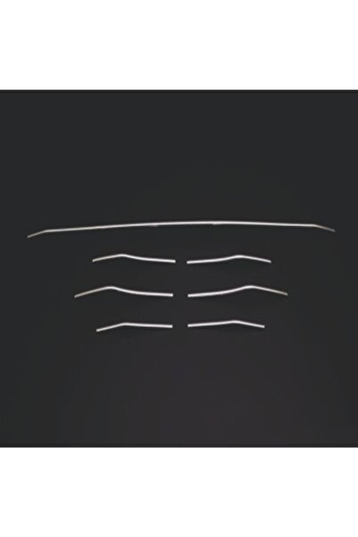 Alfa Otomotiv Renault Megane 4 Hb/sd Krom Ön Tampon Çıtası 7prç. 2016 Ve Üzeri