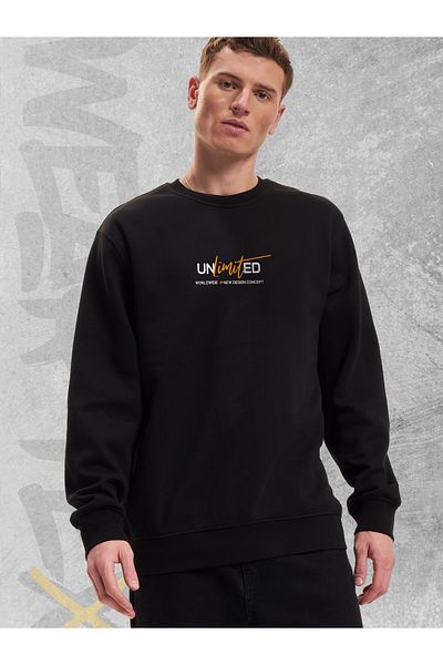 WEARTEX Unisex Oversize Sweatshirt - Crew Neck, Unlimited Printed Hoodie