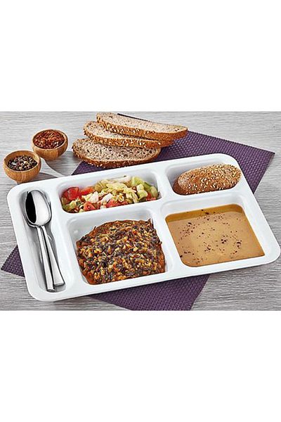 Gül Plastik ÇNR HOME - 5 Eyes 10 Pieces Polycarbonate Table D'hôte