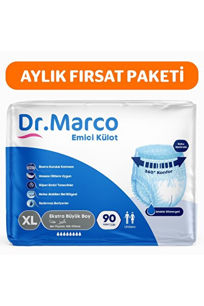 DR.MARCO Yetişkin Emici Külot Ekstra Large 90 Adet