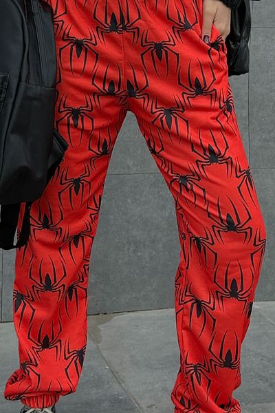 Köstebek Men's Red Spider Vectorel Sweatpants