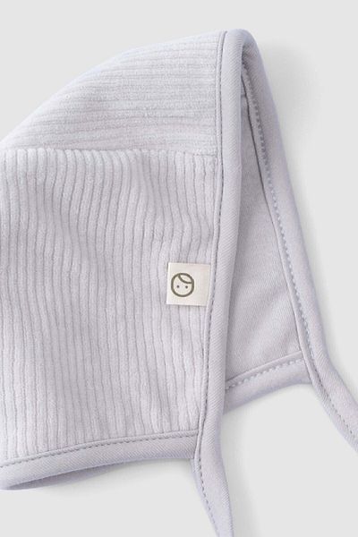 Little Gusto Corduroy Baby English Hat Gray