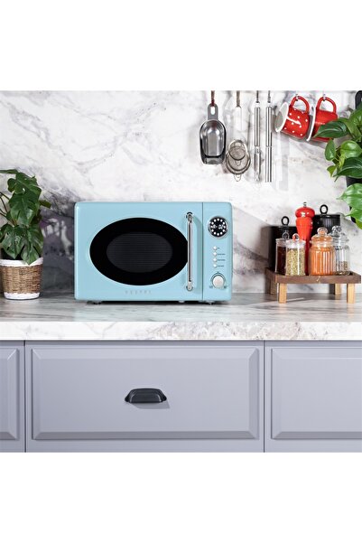 Vestel MD 20 YD Retro Düş Mavisi Mikrodalga Fırın