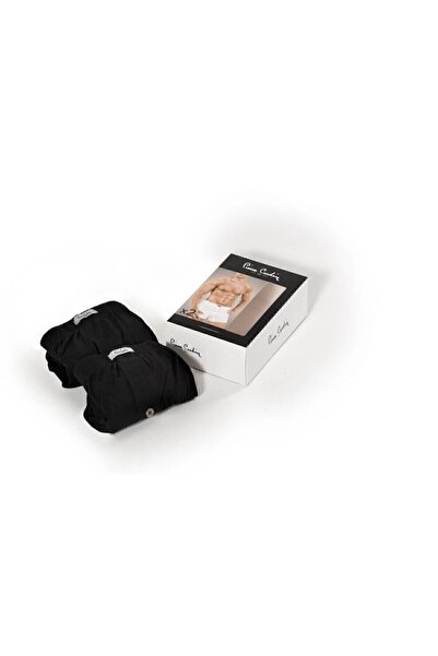 Pierre Cardin 425 Siyah Pamuk Penye 2'li Boxer