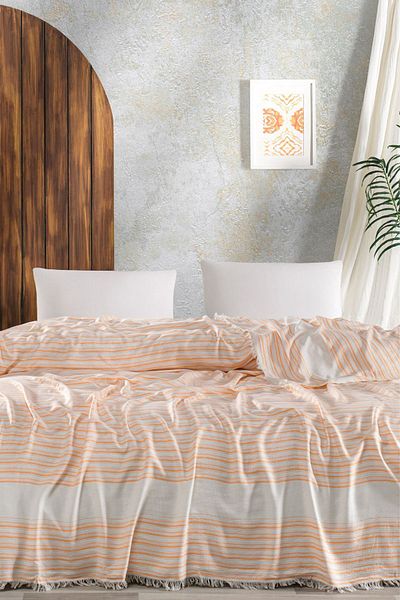 Casnack نموذج بيرس 100% بامبو مقاس كينغ بايك 240x260 سم