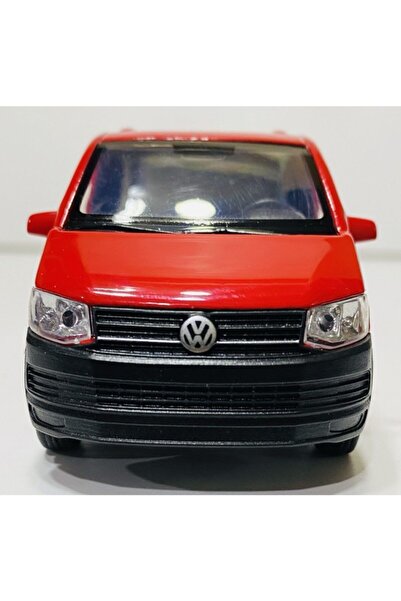 Volkswagen Transporter T6 Die Cast Metal Araba Orjinal Lisanslı 1-34 Kırmızı