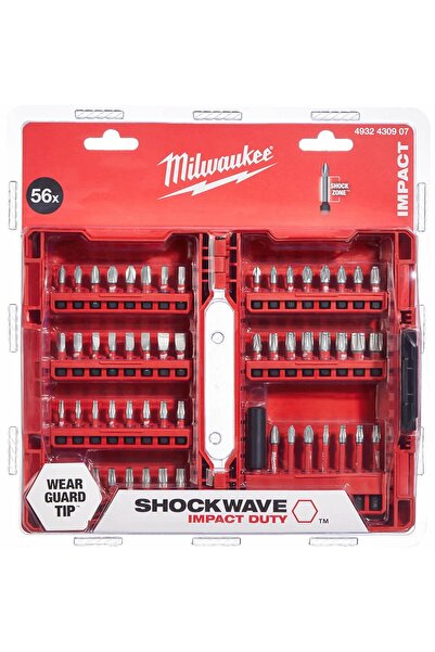Milwaukee Shockwave Bits Ucu Seti Şok Emici Tornavida Ucu Seti 56prç. T4932430907