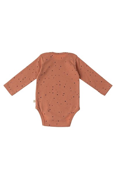 Little Gusto Long Sleeve Adjustable Snap Fastener Bodysuit Cosmos Pink Organic Cotton