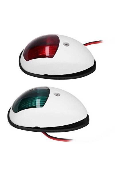 Easterner Tekne Seyir Feneri. 12V. Beyaz. Led İskele Sancak Feneri Takım