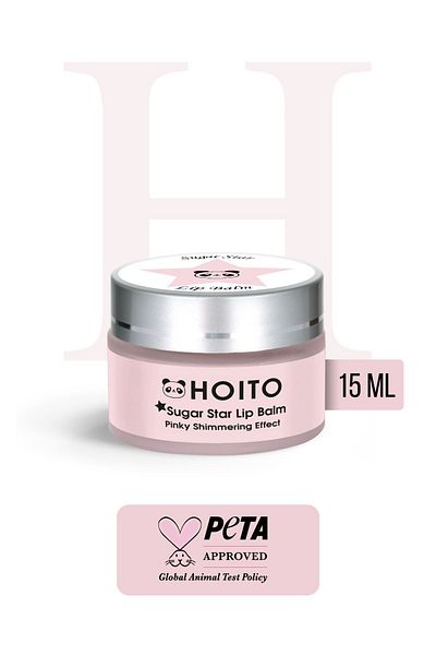 Hoito Sugar Star Lip Balm 15ml - Moisturizing and Repairing Lip Balm
