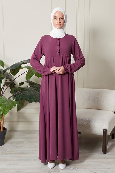 fistan Aerobin Fabric Mevlana Φούστα - Φαρδιά Εφαρμογή Hijab Φόρεμα, Φόρεμα Mother's Prayer