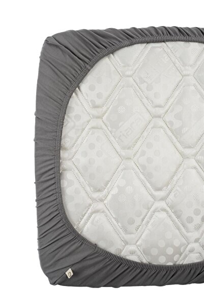 Little Gusto Elastic Sheet Baby Gray Organic Cotton