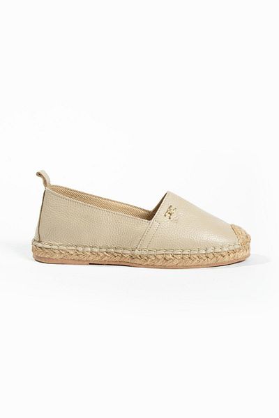 FOLLİNİ Beige Color Women's Espadrille Ballerinas - Genuine Leather