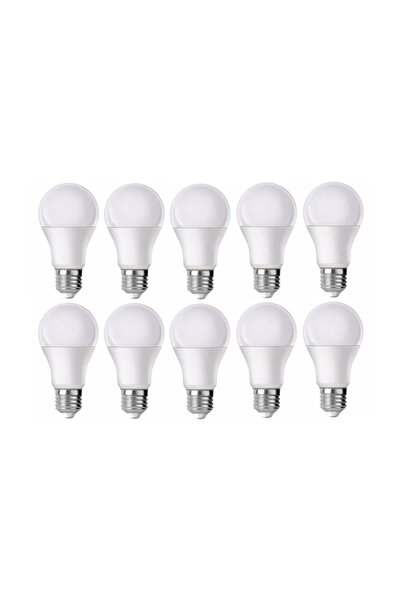 Edison Led Bulb White Color 9 Watt Saving 10 Pack