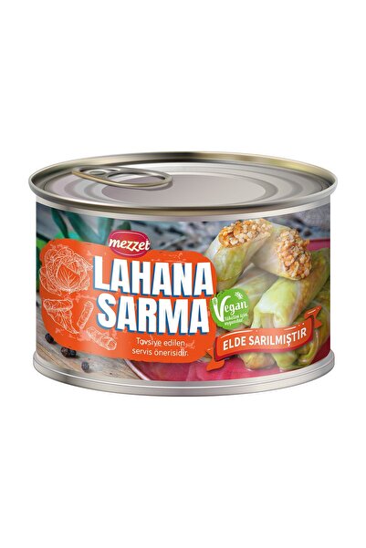 Mezzet Vegan Lahana Sarması 400 g - Koruyucusuz El Sarması Doğal Hazır Yemek