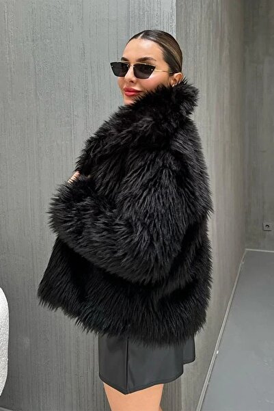 Marbella Prémiová dámska kožušina – dovezená umelá hmota a golier