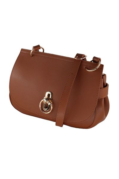 HFKY Geantă de umăr pentru femei cu curea și blocare frontală - Geantă Crossbody