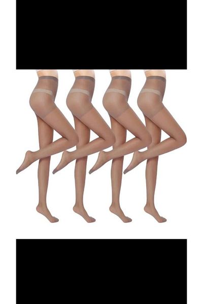 Dark Anthracite 4 Pack Thin Tights