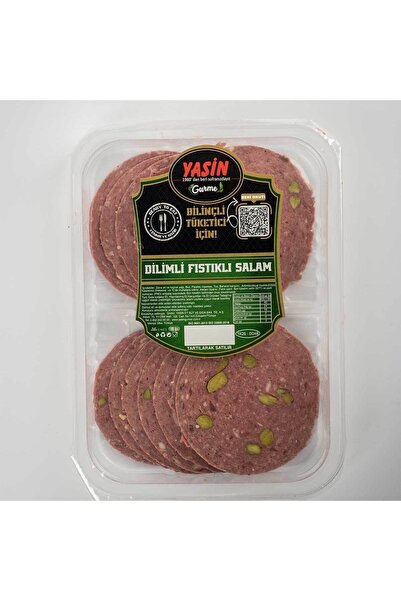 YASİN Fıstıklı Macar Salam Dilimli (%100 DANA ETİ) 120gr