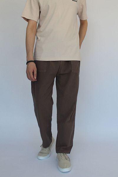 nobility jean Unisex Summer Linen Trousers with Elastic Waist Comfortable Fit Cotton Cool Keeping Drawstring Linen Trousers