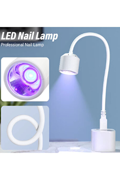 newnet Mini Katlanabilir Yeni Tasarım USB Takılan UV Mor Işık Oje Kurutucu- T...