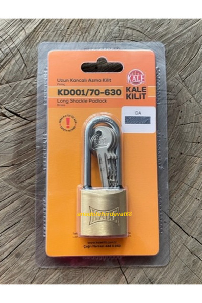 KALE UZUN PİRİNÇ ASMA KİLİT 30MM PASLANMAZ ÇELİK UZUN ASMA KİLİT