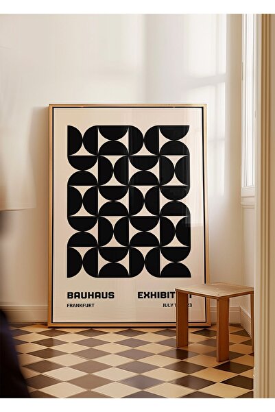 ARTHOUSECOLLECTIVE Bauhaus Poster - Duvar Dekorasyonu - Tablo Ölçülerinde Çer...