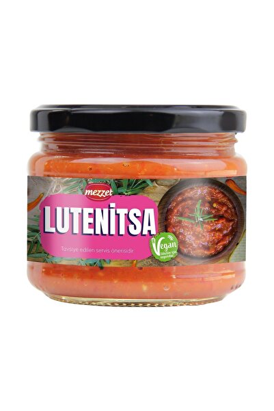 Mezzet Vegan Acısız Lutenitsa Balkan Sosu 300 gr - Koruyucusuz Kahvaltılık Sos