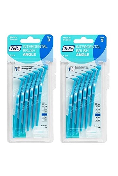 TePe Angle Handle Interface Brush 6 Pieces Blue 0,6 Mm| 2 Pieces