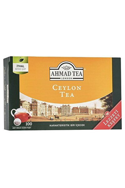 Ahmad Tea Ceylon Tea Demlik Poşet Çay 100'lü 320 G Hafif Bergamotlu