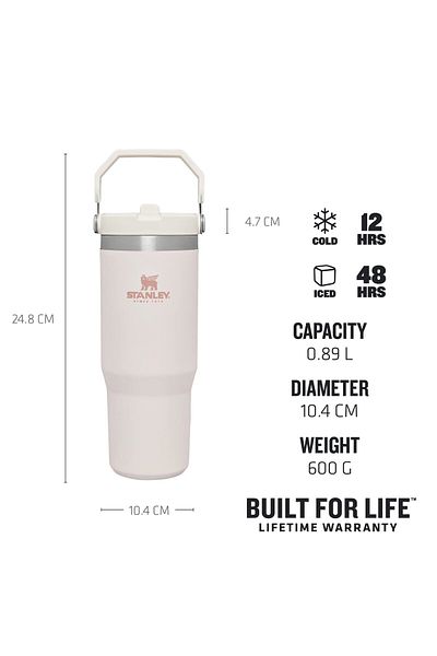 Stanley IceFlow Flip Straw Thermos Cup - 0.89 lt Pink