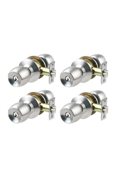 Kalite طقم أقفال مقابض الأبواب من تورغوتلار مكون من 4 قطع، قفل مقبض باب من نو...