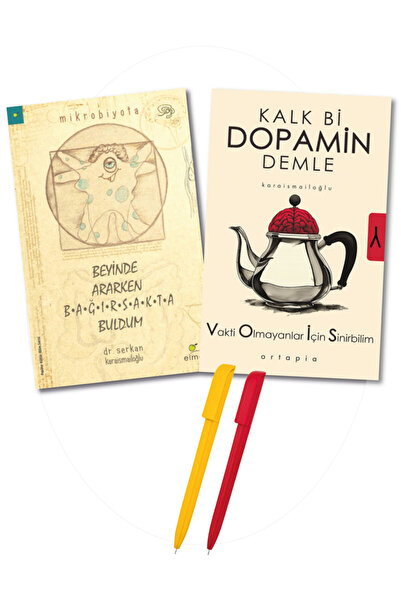 Ortapia SERKAN KARAİSMAİLOĞLU 2 KİTAP Kalk Bi Dopamin Demle+Beyinde Ararken B...