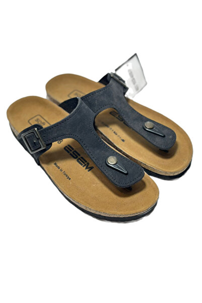 Esem Casual Comfortable Belted Leather Flip Flops Sandals