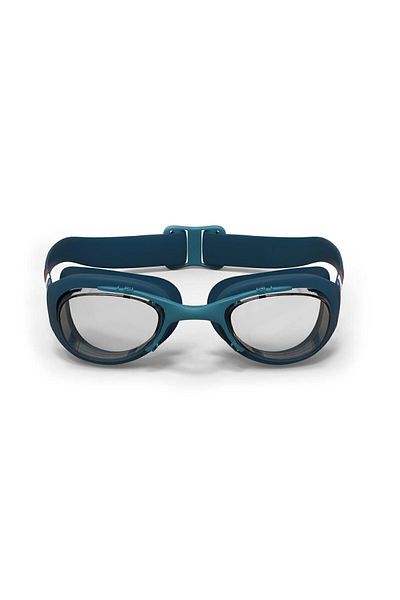 Decathlon نظارات السباحة Nabaiji - مقاس L - أزرق / كحلي / أحمر - 100 Xbase