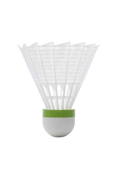 Decathlon Perfly Plastic Badminton Ball - Medium Size - Pack of 6 - White - Psc 100
