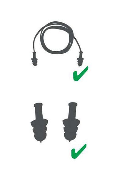 Delta Plus Deltaplus Conicfir050 - Box of 50 Easy to Grip and Reusable Earplugs