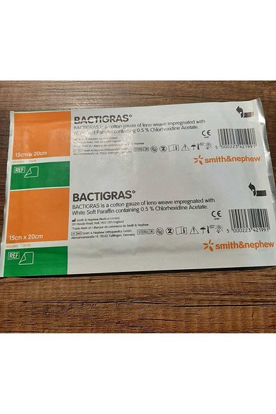 bactigras Wound Cover - 15x20 Cm, 5 Pieces