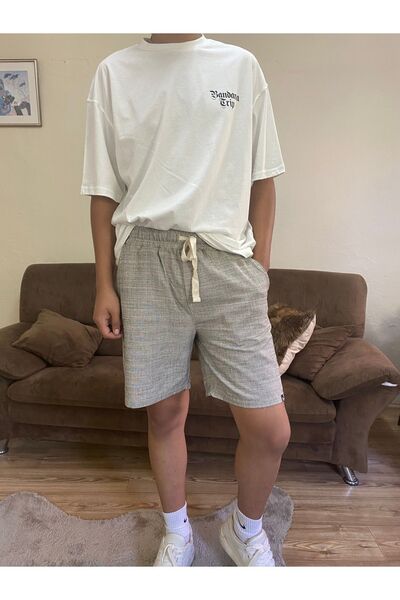 TUBA TOPTAŞ GÜNEY KETEN ŞORT