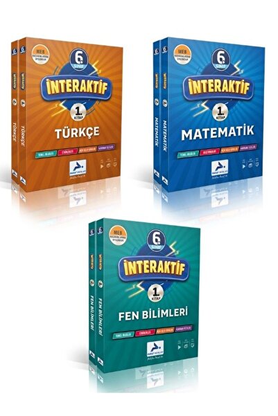 paraf yayınları 2026 MÜFREDAT 6. Sınıf İnteraktif Türkçe -Matematik-Fen Etkin...