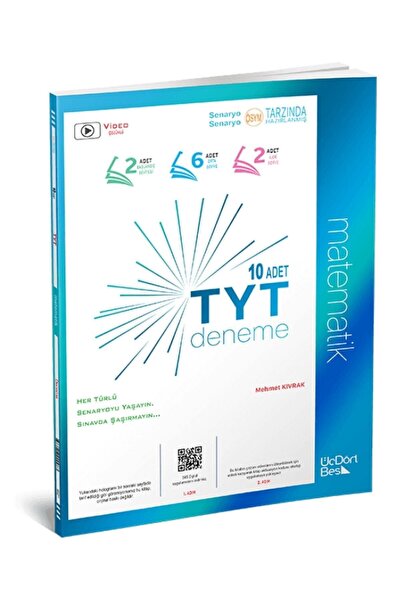 Üç Dört Beş Yayıncılık 345 Yayınları Tyt Matematik Deneme