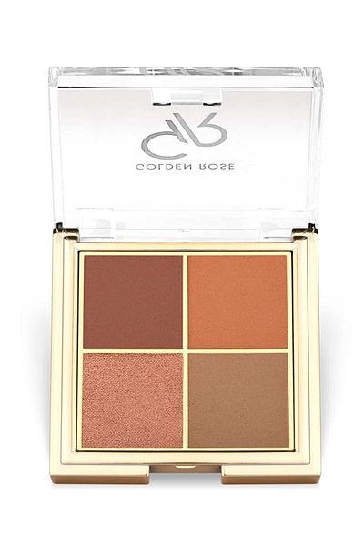 Golden Rose Quattro 05 Red Brick Eyeshadow Palette - Eyeshadow Palette - 8691190516239