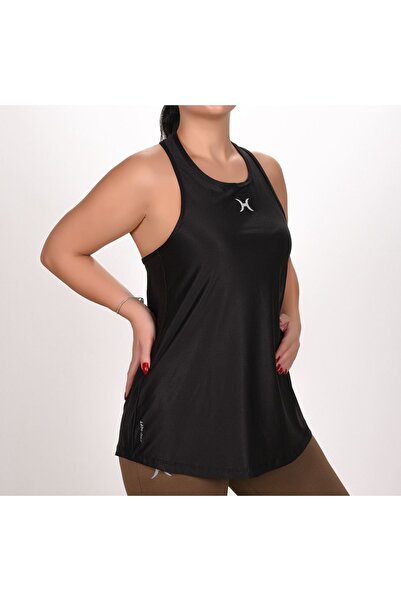 HALVMAN Women's Tie-Length Sports Athlete Black Bikini Top Hlv1357