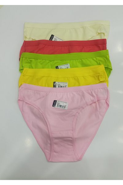 Tutku Set of 5 Mixed Color Women's Bikini Panties