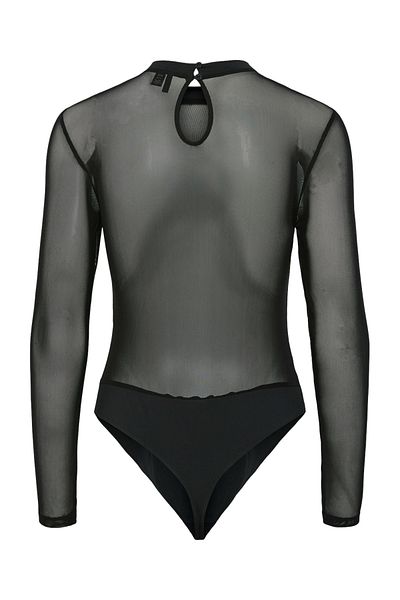 PIECES Pcmilly Ls Mesh-Bodystocking - Noos Design