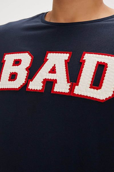 Bad Bear Felt Men's Navy Blue T-Shirt 24.01.07.036-C07